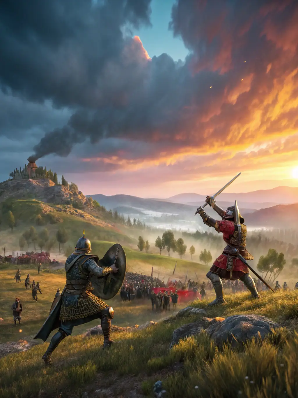 A captivating scene from a strategy game, displaying complex tactical elements and strategic decision-making, appealing to users who enjoy strategic depth on freispielCH.