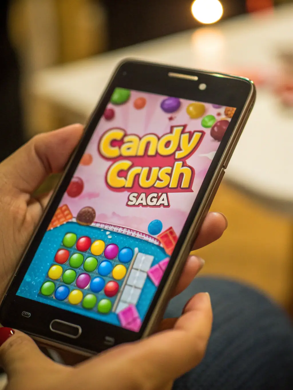 Screenshot of 'Candy Rain 7', a colorful and engaging match-three puzzle game, displayed on a desktop computer screen, showcasing its vibrant graphics and intuitive gameplay.